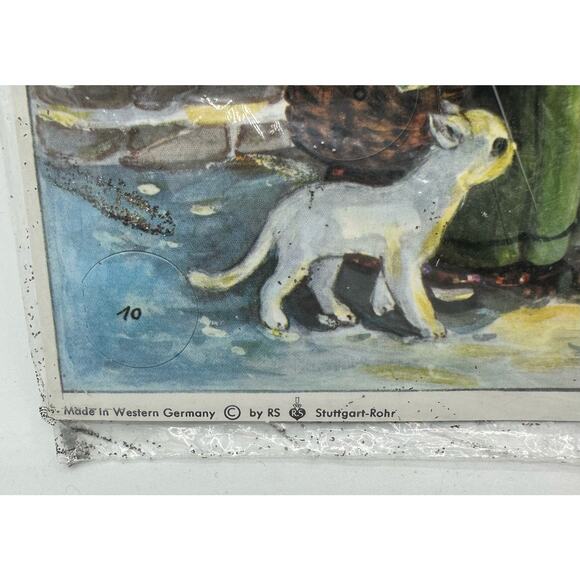Vintage West Germany Stuttgart-Rohr Christmas Advent Calendar No 9 NISP - Picture 4 of 5